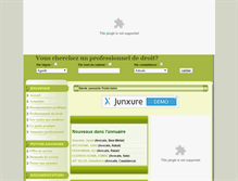 Tablet Screenshot of juristique.com